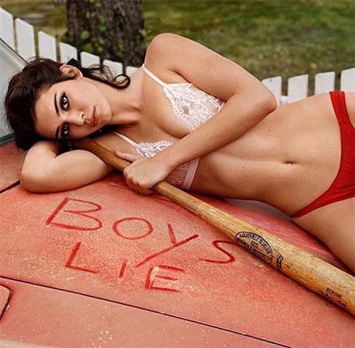 Kendall Jenner in lingerie