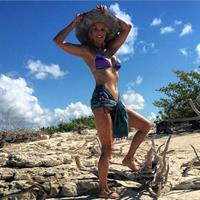 Christie Brinkley in a bikini