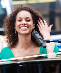 Alicia Keys visits ABC's Good Morning America on June 28, 2011 