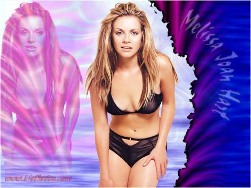Melissa Joan Hart in lingerie