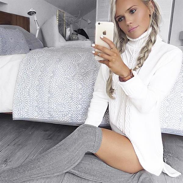 Hilde Osland taking a selfie