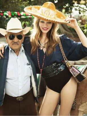 Hailey Clauson Sports Illustrated 2015 in body paint