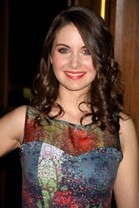 Alison Brie attends The Decision premiere at Lavo in New York on March 22, 2011 