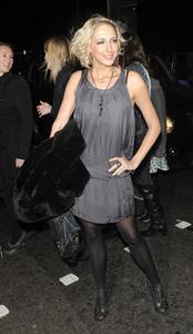Ali Bastian Flashdance the Musical opening night performance party in London on October 14, 2010 