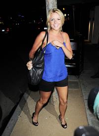 Ali Fedotowsky outside Dan Tanas restaurant in West Hollywood on June 30, 2010