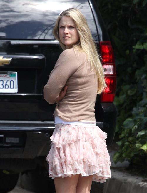 Ali Larter candids Hollywood Hills on June 8, 2011