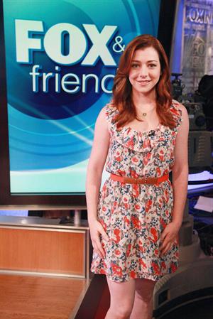 Alyson Hannigan visits Fox Friends July 18, 2011 