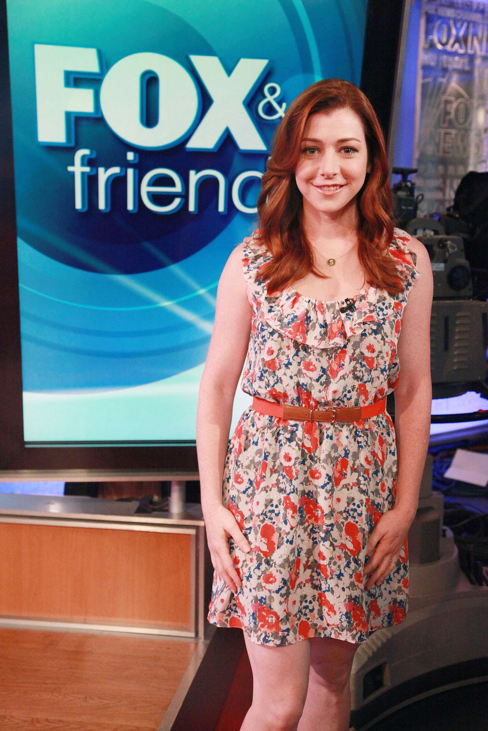 Alyson Hannigan visits Fox Friends July 18, 2011 