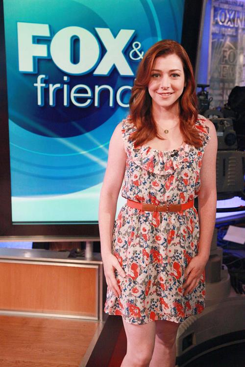 Alyson Hannigan visits Fox Friends July 18, 2011 
