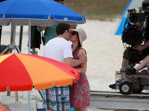 Alyson Hannigan on set American Reunion on July 23, 2011 