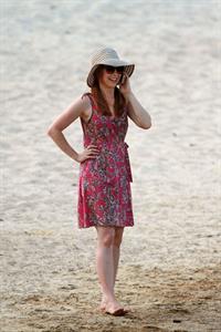 Alyson Hannigan on set American Reunion on July 23, 2011 