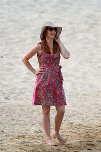 Alyson Hannigan on set American Reunion on July 23, 2011 