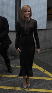 Amanda Holden TV studios in London on 2-5-2012