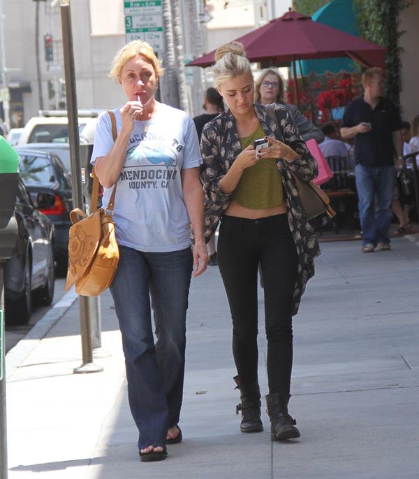 Amanda Michalka out about in Beverly Hills on May 9, 2012