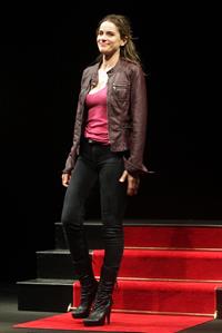 Amanda Peet at The Break of Noon opening night on November 22, 2010 