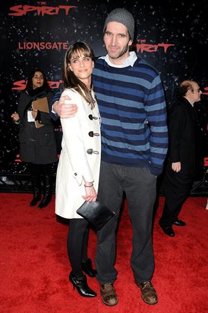 Amanda Peet the Spirit premiere in Los Angeles 