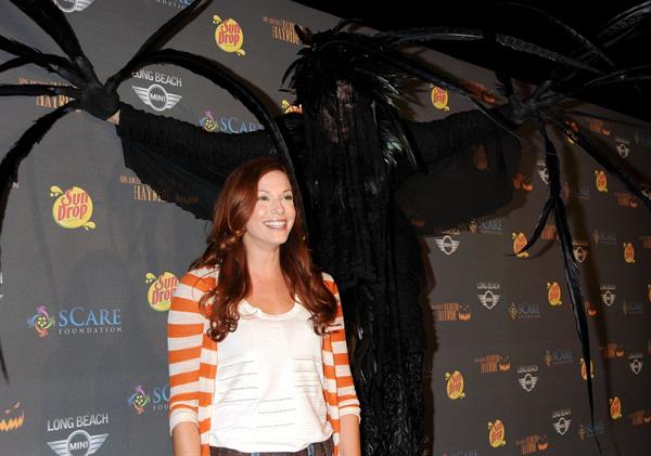 Amanda Righetti 3rd annual Los Angeles Haunted Hayride on October 9, 2011 