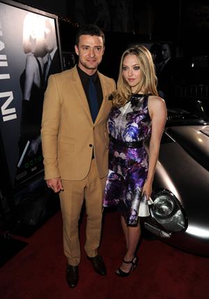 Amanda Seyfried In Time premiere in Los Angeles on October 20, 2011 