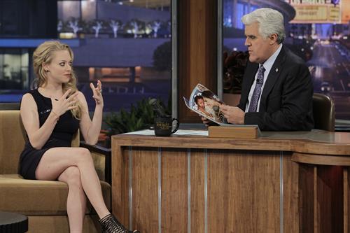 Amanda Seyfried on The Tonight Show with Jay Leno on May 11, 2010