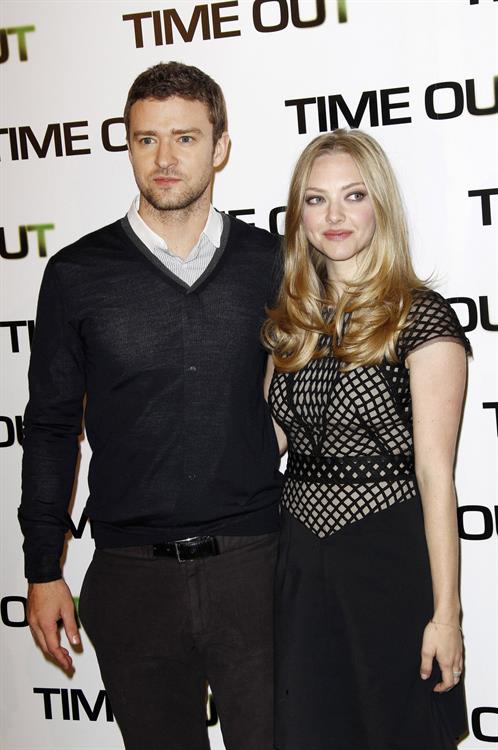 Amanda Seyfried Time Out photocall at Bristol Hotel in Paris on November 4, 2011 