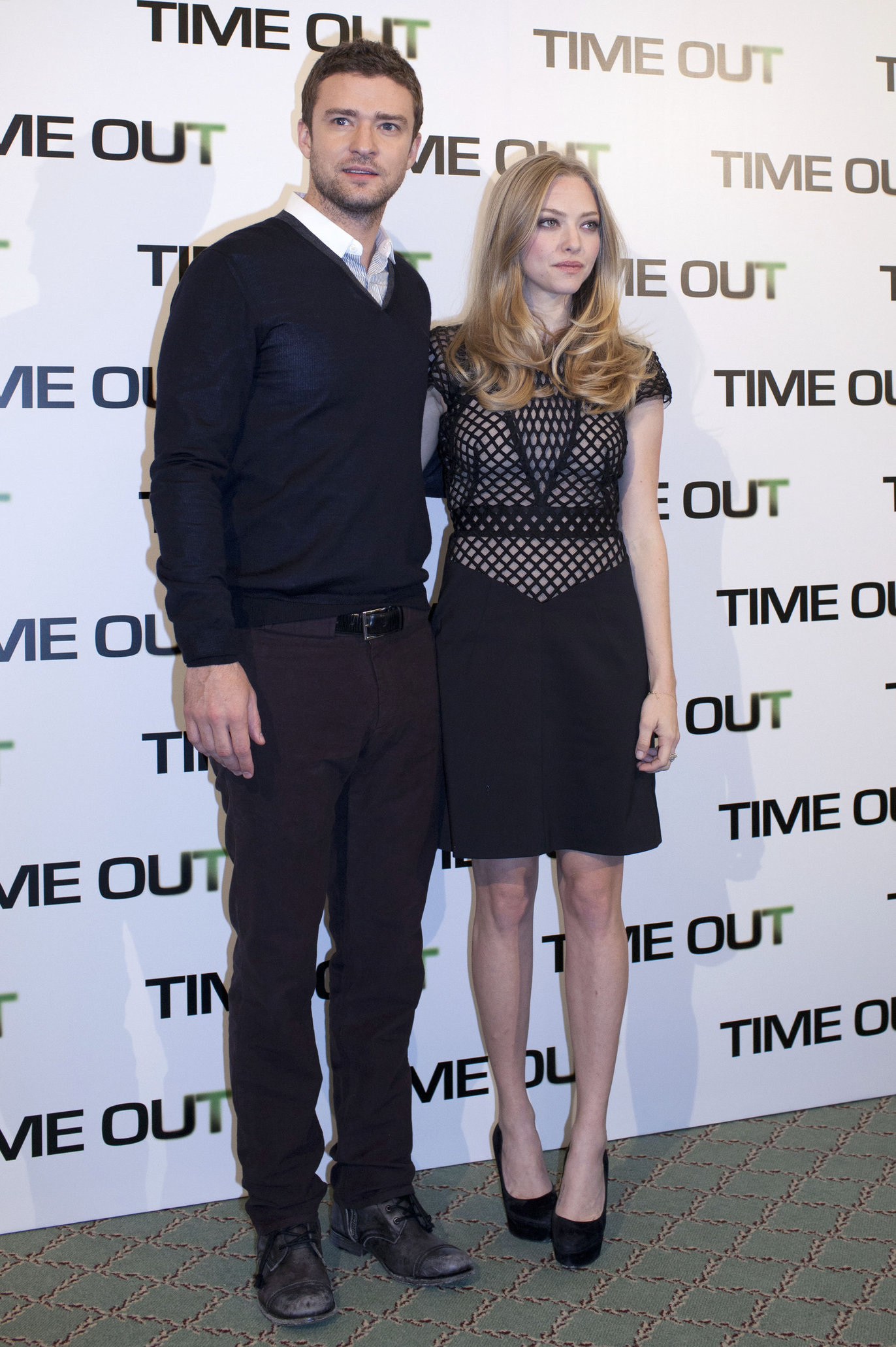 Amanda Seyfried Time Out photocall at Bristol Hotel in Paris on November 4, 2011 