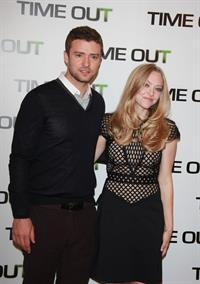 Amanda Seyfried Time Out photocall at Bristol Hotel in Paris on November 4, 2011 
