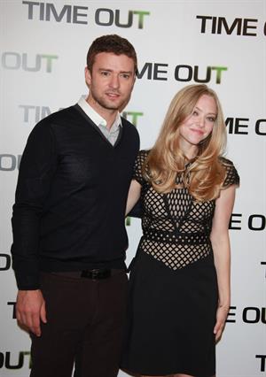 Amanda Seyfried Time Out photocall at Bristol Hotel in Paris on November 4, 2011 