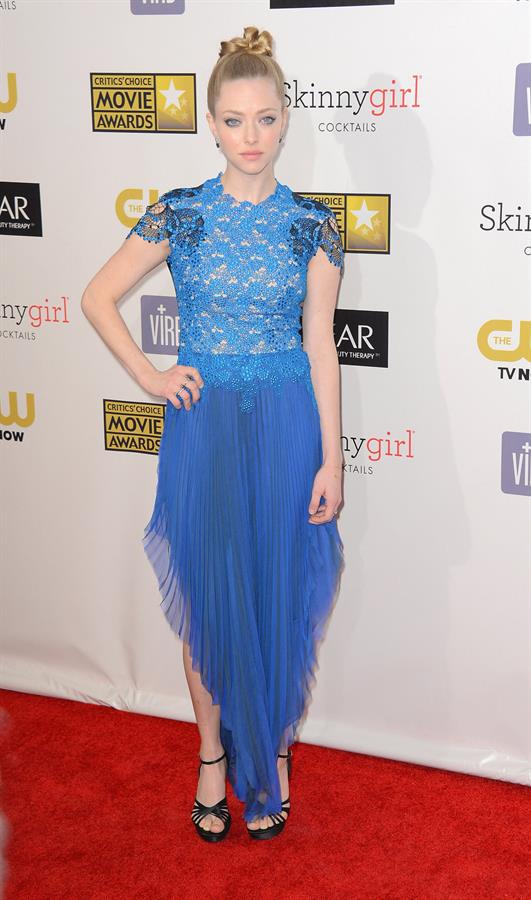 Amanda Seyfried 18th Critics' Choice Movie Awards in Santa Monica - 01/10/2013 