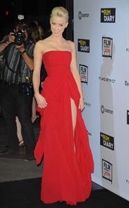 Amber Heard the Rum Diary premiere in Los Angeles on October 13, 2011