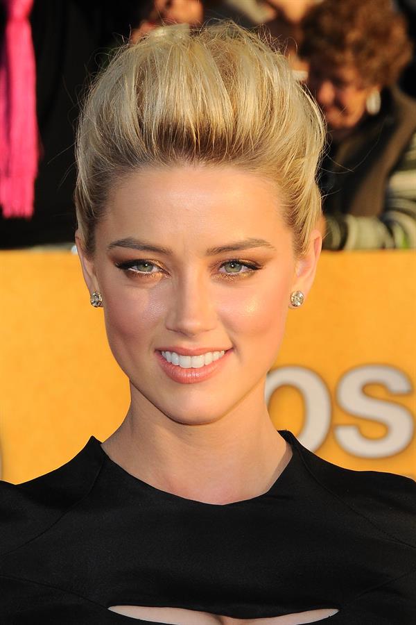 Amber Heard 18th annual Screen Actors Guild Awards on January 29, 2012 
