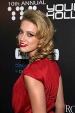 Amber Heard attends Hollywood Life magazine's 10th annual Young Hollywood awards in Hollywood on Apirl 10, 2008 