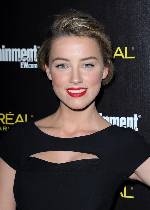 Amber Heard Entertainment Weekly's 17th annual pre screen Actor's Guild Awards party on January 29, 2011