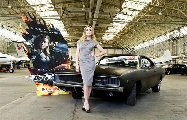 Amber Heard Beautiful in her Top Gear Drive Angry shoot Top Gear and Drive Angry promo shoot. February 16, 2011 