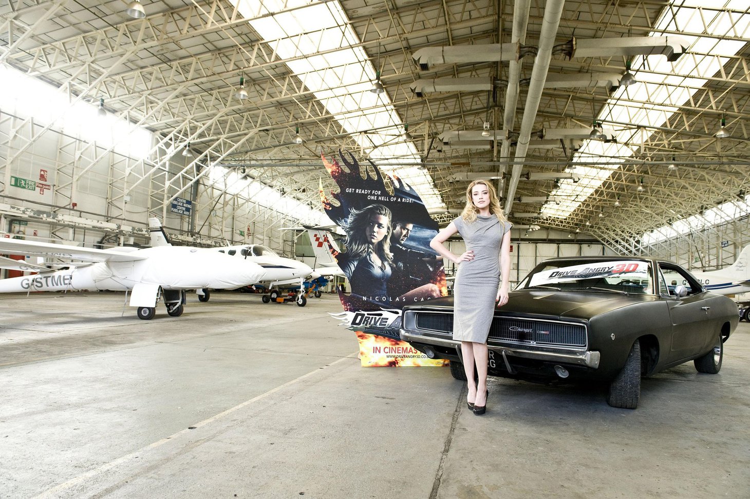 Amber Heard Beautiful in her Top Gear Drive Angry shoot Top Gear and Drive Angry promo shoot. February 16, 2011 