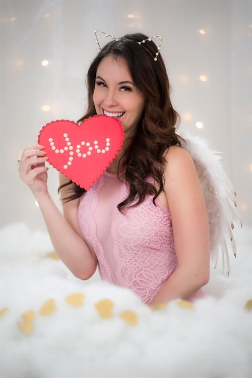 Meg Turney Pictures Meg Turney in her Valentine's Day outfit
