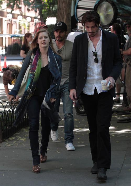 Amy Adams set of her new film Lullaby in New York on June 16, 2012