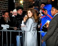 Amy Adams at  the Late Show With David Letterman on January 5, 2010