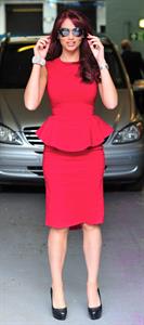 Amy Childs ITV studios in London on Aug 10, 2011 