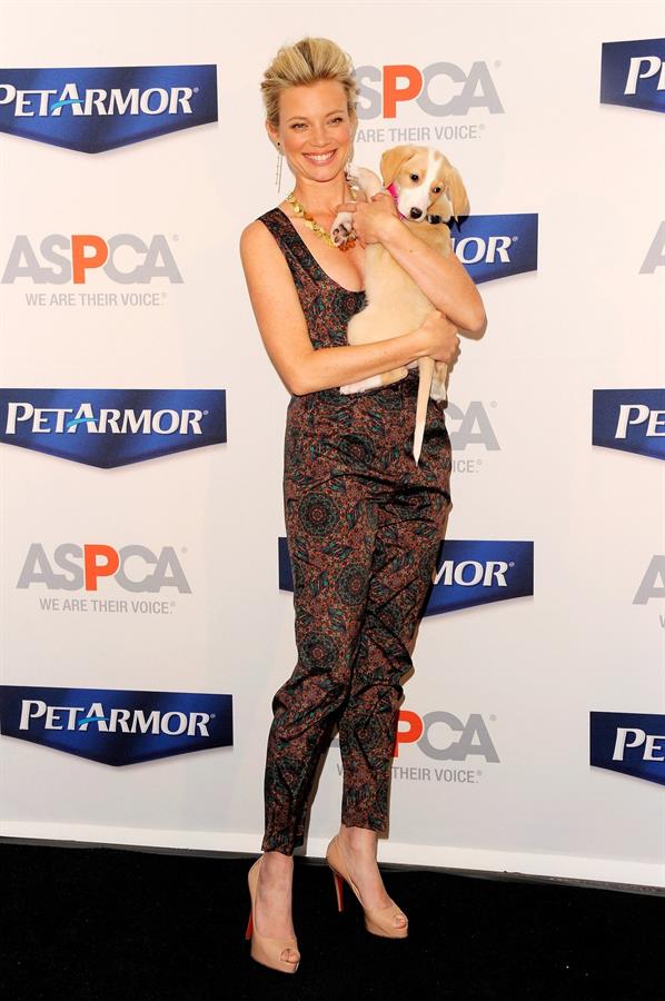 Amy Smart launch of Pet Armor pet protection promise on April 2, 2012
