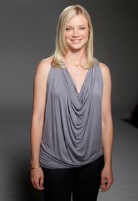 Amy Smart Voto Latino and Telemundos Mun2 shoot of United We Win Campaign on August 5, 2010