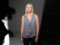Amy Smart Voto Latino and Telemundos Mun2 shoot of United We Win Campaign on August 5, 2010