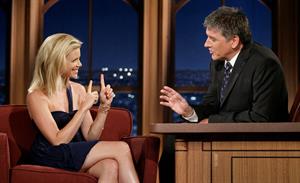 Amy Smart on the the Late Late Show with Craig Ferguson at CBS Television City in Los Angeles 11-08-2008 