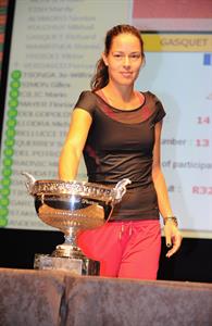 Ana Ivanovic at the Roland Garros Draw on May 20, 2011