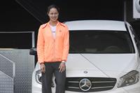 Ana Ivanovic promoting Mercedes at the Madrid open 08-05-2012 
