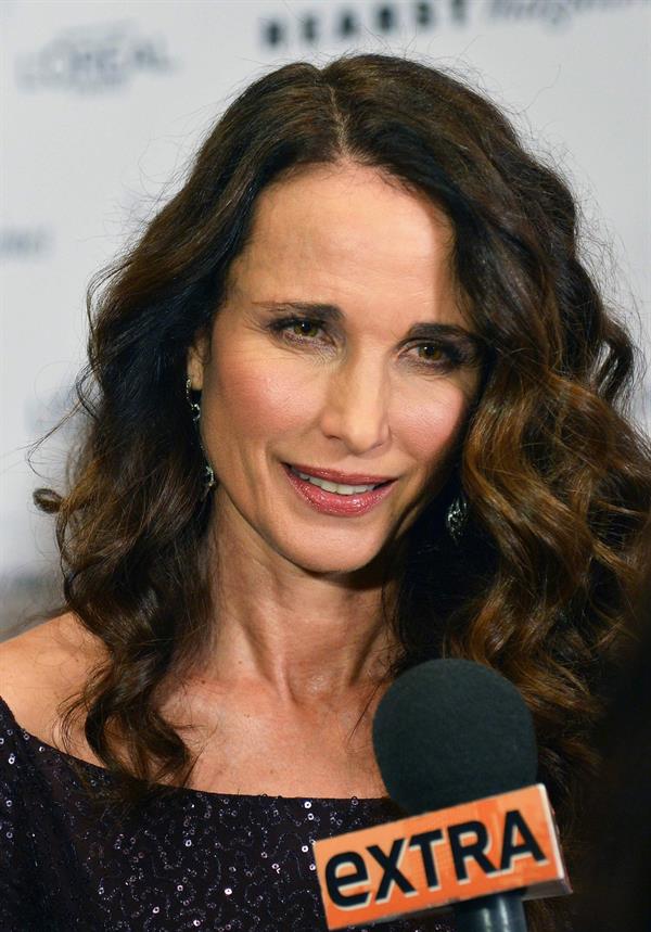 Andie MacDowell  Seventh Annual Women of Worth Awards at Hearst Tower in New York  December 6-2012 