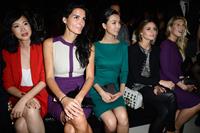 Angie Harmon Elie Saab fashion show at Paris Fashion Week  Sep. 30, 2013 