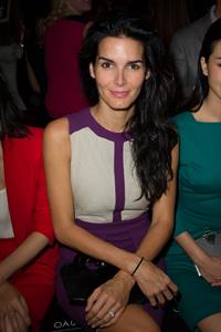 Angie Harmon Elie Saab fashion show at Paris Fashion Week  Sep. 30, 2013 