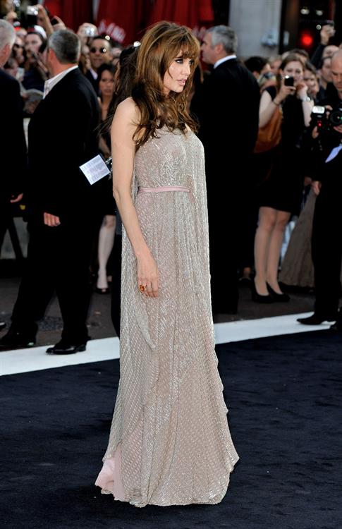 Angelina Jolie Salt Premiere in London on August 16, 2010 