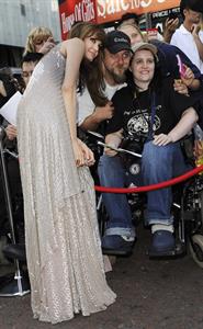 Angelina Jolie Salt Premiere in London on August 16, 2010 