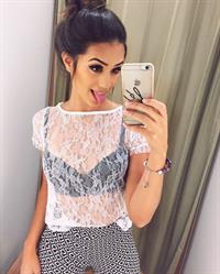 Bianca Rodrigues taking a selfie